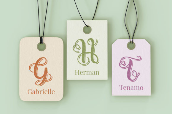 Swirly Letters Font