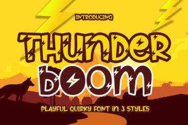 Thunder Boom Font