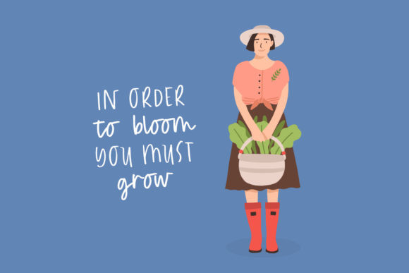 Wandering Flowers Font