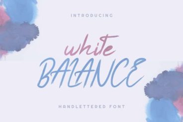 White Balance Font