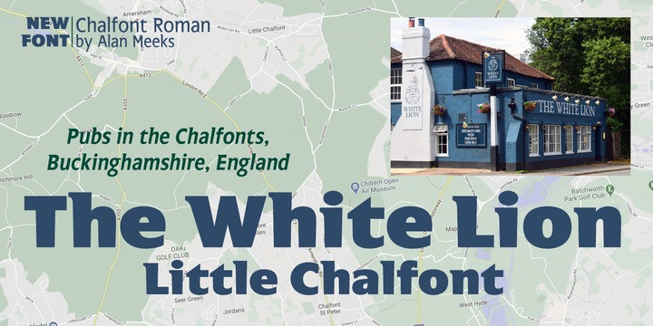 Chalfont Roman Font