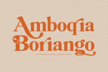 Amboqia Boriango Font
