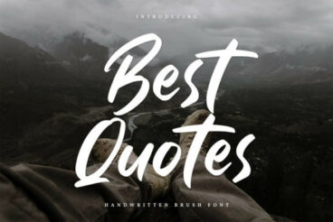 Best Quotes Font