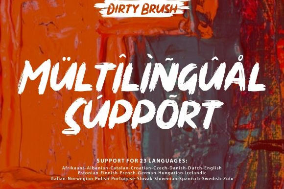 Dirty Brush Font Dirty Brush Font