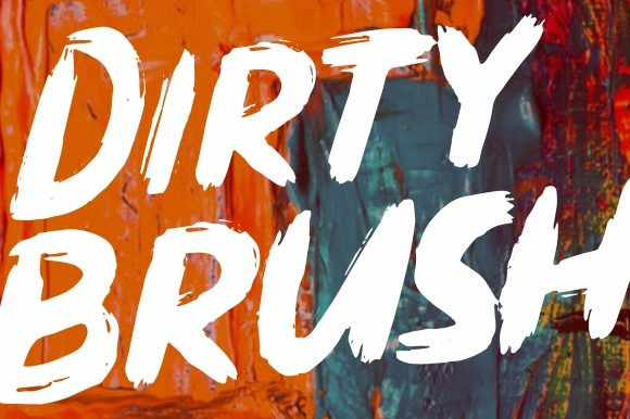 Dirty Brush Font Dirty Brush Font