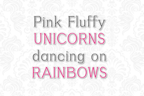 Girls Unicorn Font
