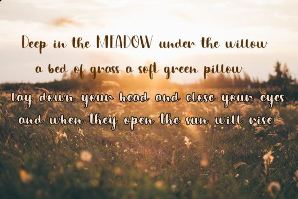 Great Meadow Font