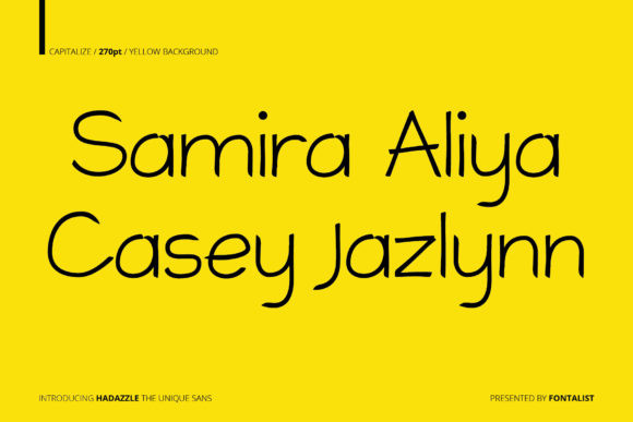 Hadazzle Font