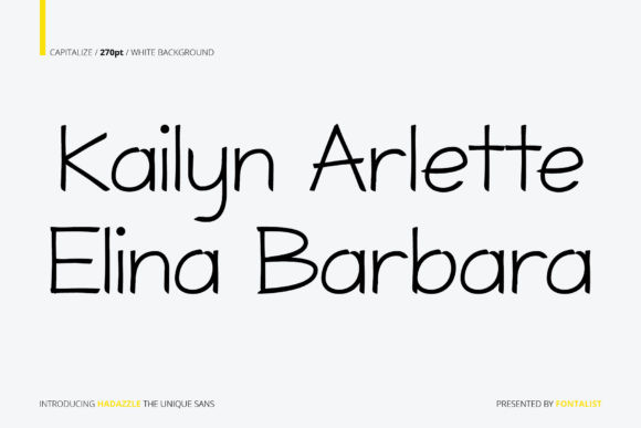 Hadazzle Font