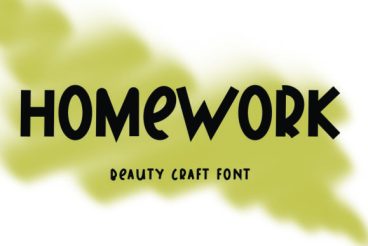 Homework Font