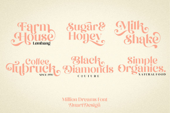 Million Dreams Font