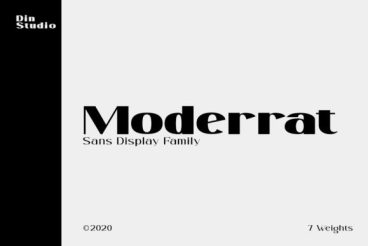 Moderrat FontModerrat Font