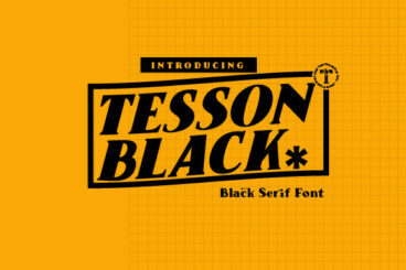 Tesson Black Font