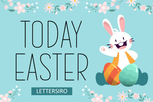 Today Easter Font