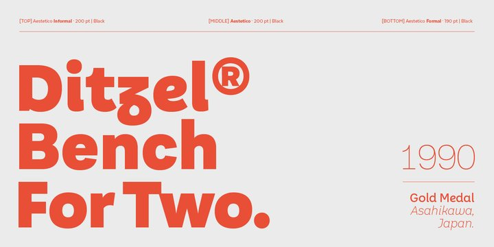 Aestetico Font Family Aestetico Font Family