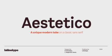 Aestetico Font Family