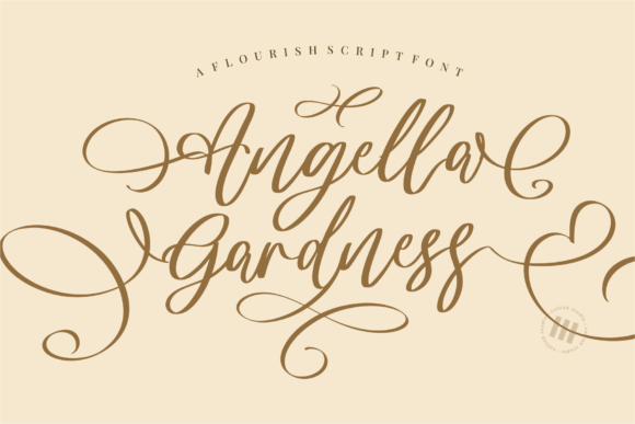 Angella Gardness Font Angella Gardness Font