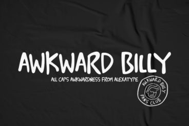 Awkward Billy Font