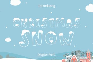 Christmas Snow Font