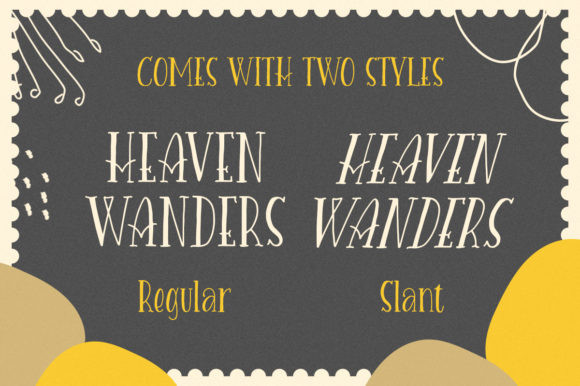 Heaven Wanders Font