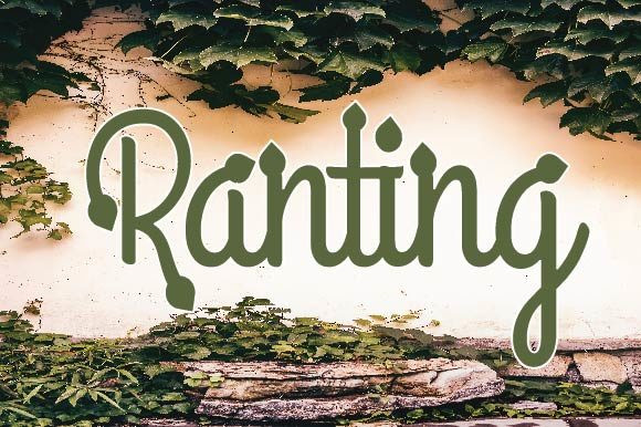 Ranting Font