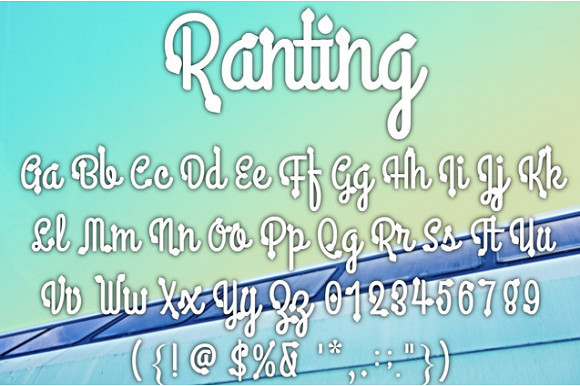Ranting Font