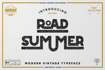 Road Summer Font