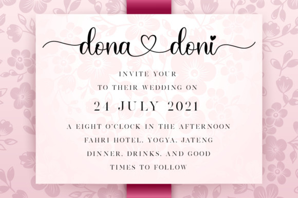 Sweet Couple Font