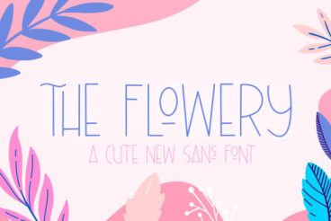 The Flowery Font