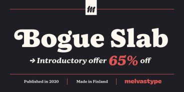 Bogue Slab Font
