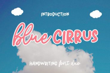 Blue Cirrus Font