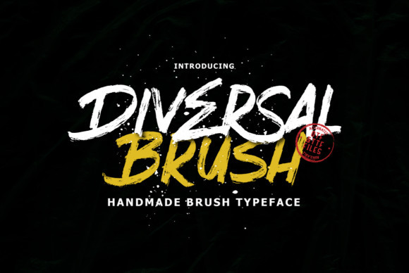 Diversal Brush Font