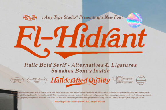 El-Hidrant Font