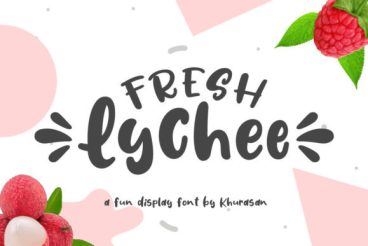 Fresh Lychee Font