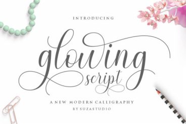 Glowing Font