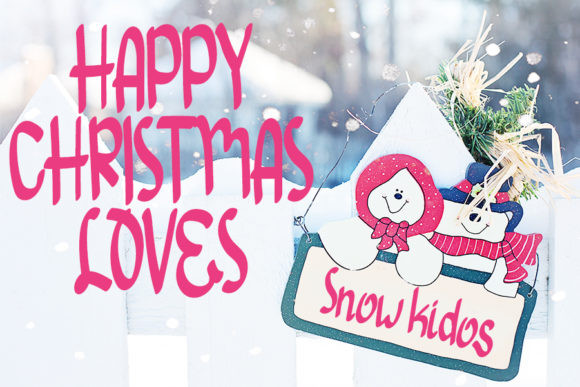 Happy December Font