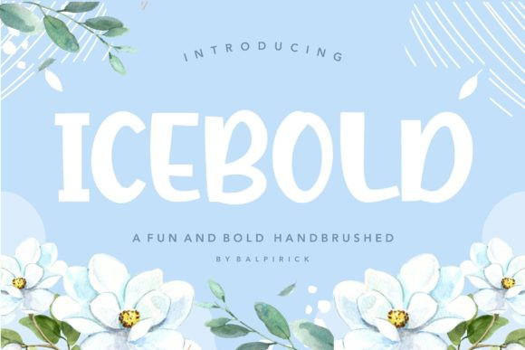 Icebold Font