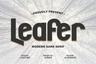 Leafer Font