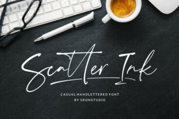 Scatter Ink Font