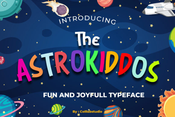 The Astrokiddos Font