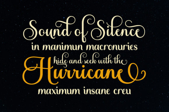 The Glisten Font The Glisten Font