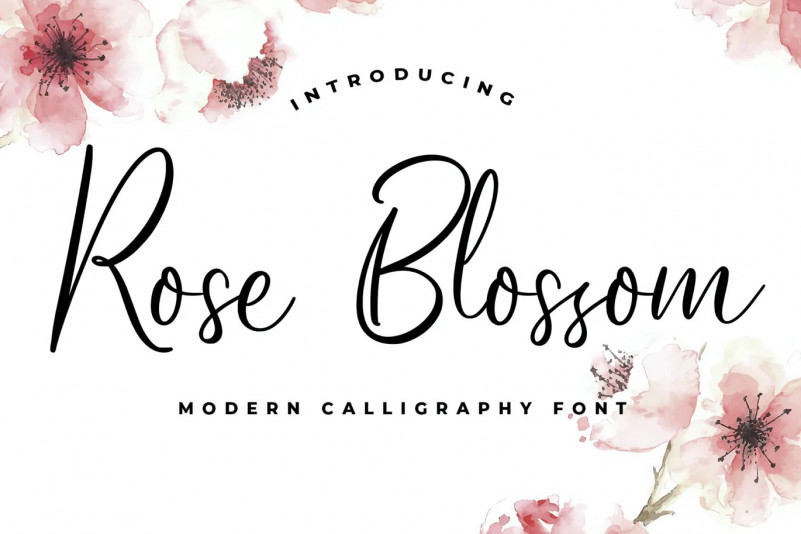 Rose Blossom Font - iFonts.xyz