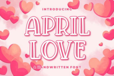April Love Font