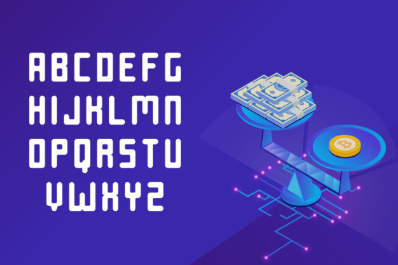 Blockchain Font