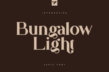 Bungalow Light Font
