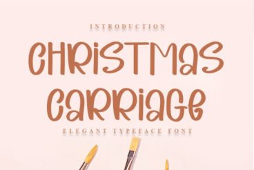 Christmas Carriage Font