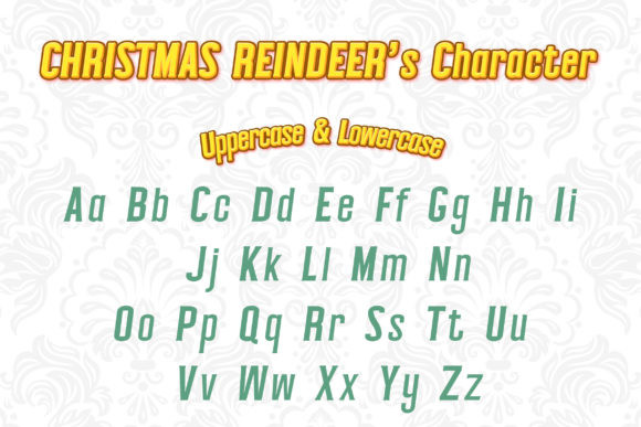 Christmas Reindeer Font