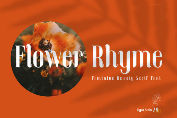 Flower Rhyme Font
