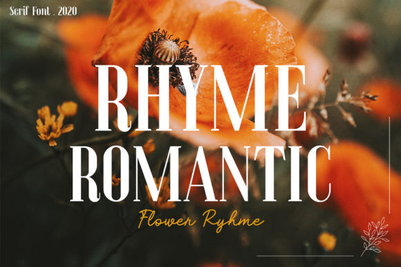 Flower Rhyme Font