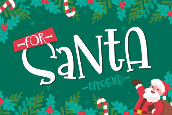 For Santa Font
